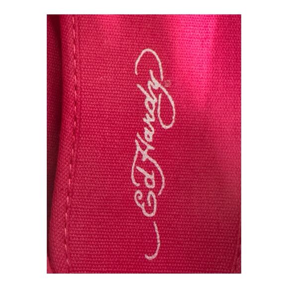 Ed Hardy Shoes Womens Size 8? Fuschia Bahamas Koi Fish Slip On Flats Colorful - Picture 10 of 10